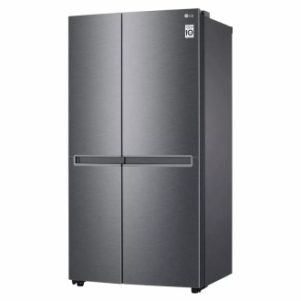 LG Refrigerator 664 LTR, Side by Side, Premium Black GC - B257KQJW