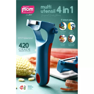 Supermom Multi Utensil 4 in 1 Stainless Steel Surgical Blades Special Hardening Process at 1050°c 572891