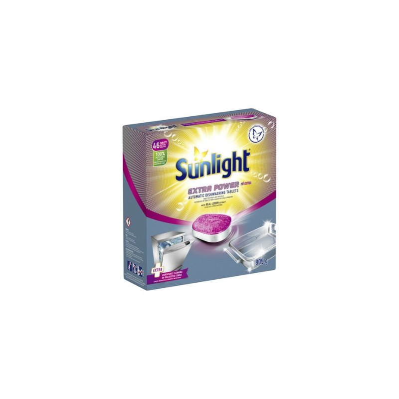 Sunlight Expert Machine Extra Power Dishwashing Tablets 46'S - Set Of 3 Pcs 2 Sunlight Expert Machine Extra Power Dishwashing Tablets 46'S