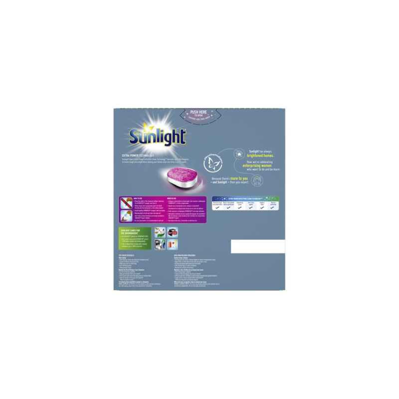 Sunlight Expert Machine Extra Power Dishwashing Tablets 46'S - Set Of 3 Pcs 3 Sunlight Expert Machine Extra Power Dishwashing Tablets 46'S