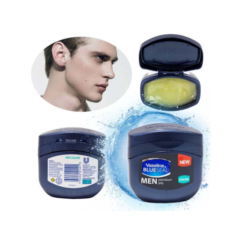 Vaseline Men Petroleum Jelly Cooling 95Ml Cooling Sensation, Help To Lock In Moisture 68912105 (Pack Of 3) 1 Vaseline Men Petroleum Jelly Cooling 95Ml Cooling Sensation, Help To Lock In Moisture 68912105 (Pack Of 3)