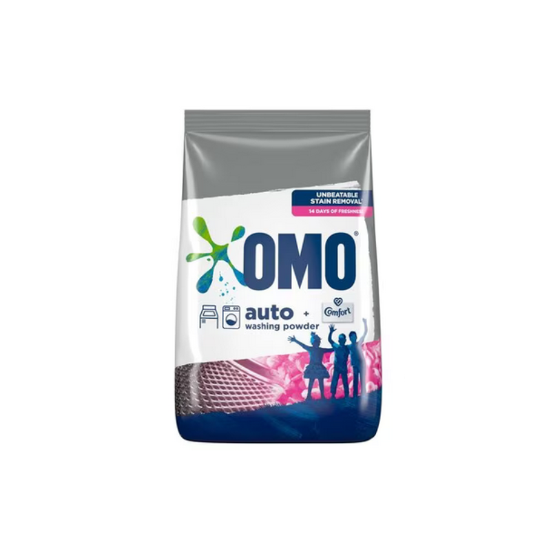 Omo Auto Washing Machine Detergent Powder Extra Fresh 2Kg Unbeatable Stain Removal 67640199 (Pack Of 3) 1 Omo Auto Washing Machine Detergent Powder Extra Fresh 2Kg Unbeatable Stain Removal 67640199 (Pack Of 3)
