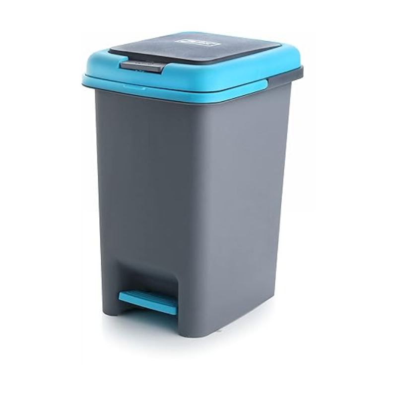 Apex Push And Pedal Dustbin 10L Capacity Plastic Lightweight Unbreakable 450452 1 Apex Push And Pedal Dustbin 10L Capacity Plastic Lightweight Unbreakable 450452
