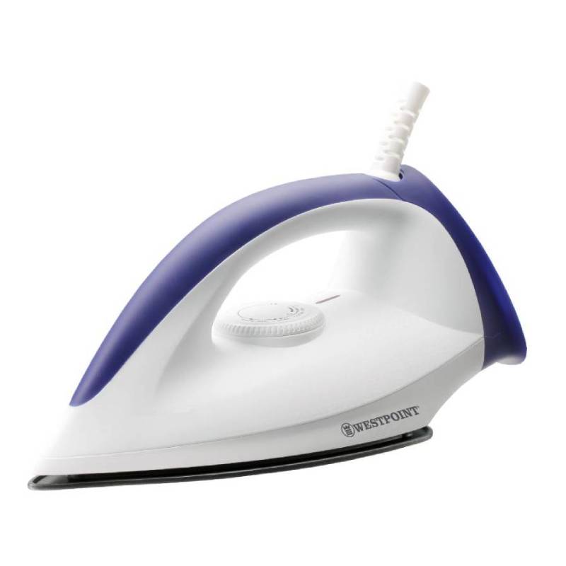 Westpoint Dry Iron 1100-1300W, Non-Stick Soleplate, Lightweight Design Wira-1123 1 Westpoint Dry Iron 1100-1300W, Non-Stick Soleplate, Lightweight Design Wira-1123
