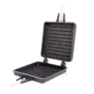 Orange Jumbo Sandwich Toaster, Non-Stick + Granite Coating ONSC081