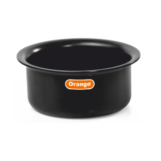 Orange Hard Anodized Top Aluminium Pot No12 2L OHAC119