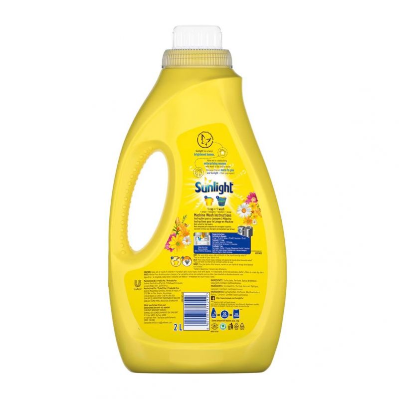 Sunlight Machine Wash 2In1 Auto Liquid 2L Summer Sensations 2 Sunlight Machine Wash 2In1 Auto Liquid 2L Summer Sensations