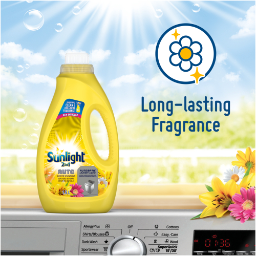 Sunlight Machine Wash 2In1 Auto Liquid 1.5L Summer Sensations - Set Of 3 Pcs 6 Sunlight Machine Wash 2In1 Auto Liquid 1.5L Summer Sensations