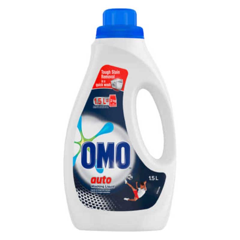 Omo Machine Wash Auto Liquid 1.5L - Set Of 3 Pcs 1 Omo Machine Wash Auto Liquid 1.5L