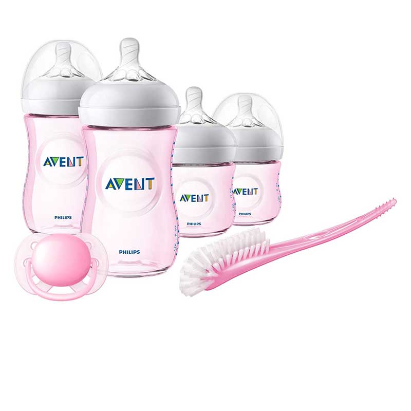 Philips Avent New Born Starter Set Natural Ultra Soft Pink 301/03 1 Philips Avent New Born Starter Set Natural Ultra Soft Pink 301/03