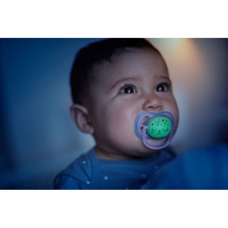 Philips Avent Soother Ultra Air Night Time 0-6M 2'S 376/10 4 Philips Avent Soother Ultra Air Night Time 0-6M 2'S 376/10