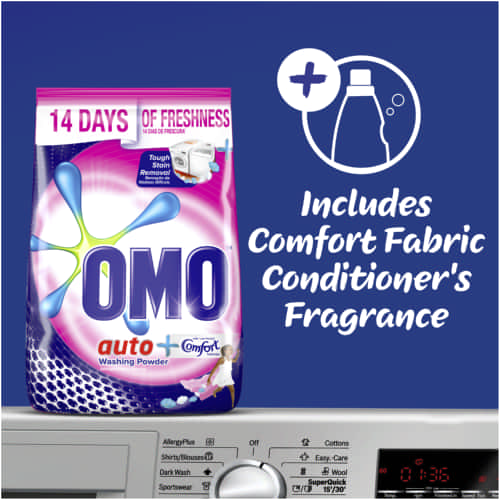 Omo Machine Wash Auto Comfort Detergent 3Kg 2 Omo Machine Wash Auto Comfort Detergent 3Kg