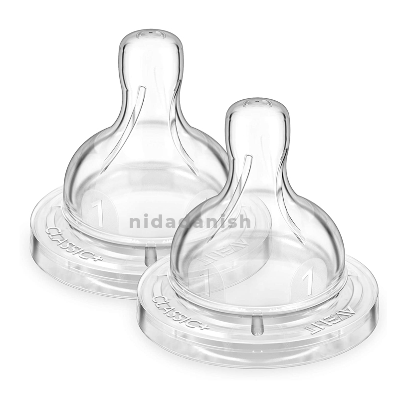 Philips Avent Teat Anti-Colic Newborn Flow 1 Hole 0M+ 2'S 631/27 2 Philips Avent Teat Anti-Colic Newborn Flow 1 Hole 0M+ 2'S 631/27