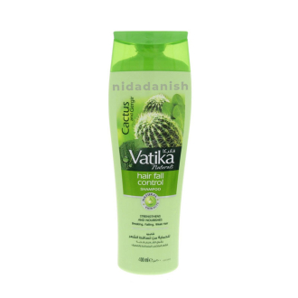 Vatika Shampoo Hair Fall Control, Enriched with Cactus and Georgia, for Weak Hair 400ml with FREE CONDITIONER 200ml