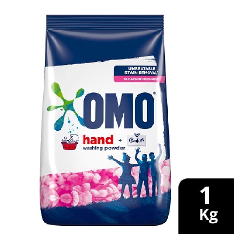 Omo Hand Washing Detergent Powder Extra Fresh 1Kg Advanced Stain Removal, Outstanding Whiteness, Long-Lasting Freshness 68736716 (Pack Of 3) 2 Omo Hand Washing Detergent Powder Extra Fresh 1Kg Advanced Stain Removal, Outstanding Whiteness, Long-Lasting Freshness 68736716 (Pack Of 3)