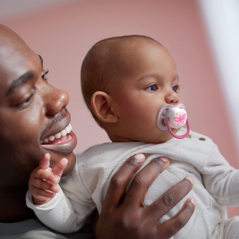 Philips Avent Soother Ultra Air Happy For Girl 0-6M 2'S 080/02 6 Philips Avent Soother Ultra Air Happy For Girl 0-6M 2'S 080/02