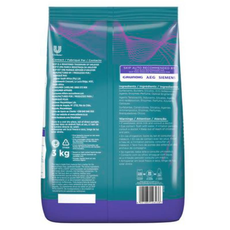 Skip Washing Powder Auto 3Kg Pack Of 3 Swp02 3 Skip Washing Powder Auto 3Kg Pack Of 3 Swp02
