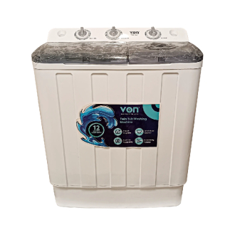 Von Washing Machine 7.5Kg Twin Tub, Semi-Automatic Vals-75Bwy