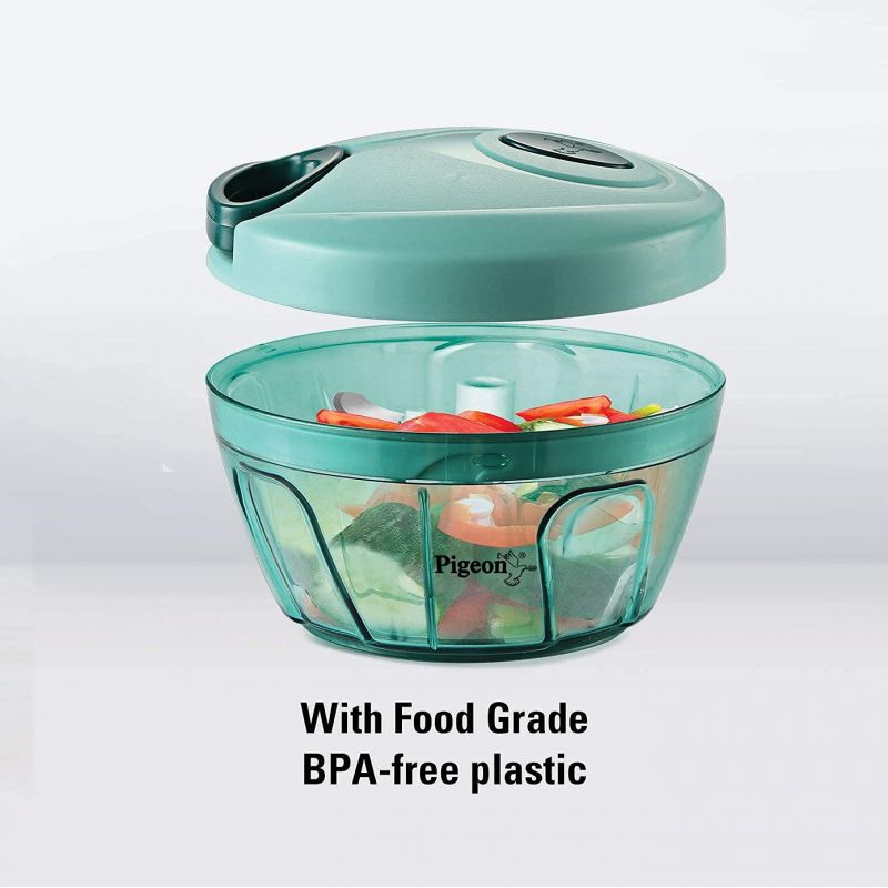 Pigeon Handy Chopper 4 In 1 Fruit And Vegetables 3 Blades 650Ml Sturdy 3-Blade Design 14298-M 8 Pigeon Handy Chopper 4 In 1 Fruit And Vegetables 3 Blades 650Ml Sturdy 3-Blade Design 14298-M