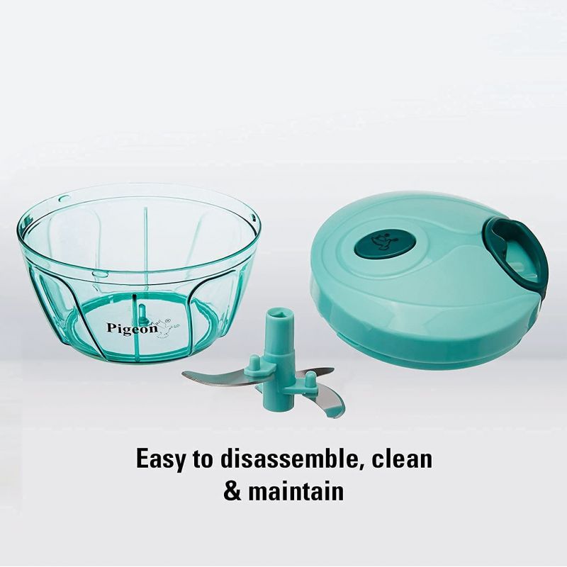 Pigeon Handy Chopper 4 In 1 Fruit And Vegetables 3 Blades 650Ml Sturdy 3-Blade Design 14298-M 12 Pigeon Handy Chopper 4 In 1 Fruit And Vegetables 3 Blades 650Ml Sturdy 3-Blade Design 14298-M