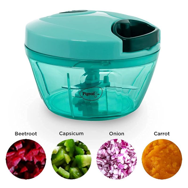 Pigeon Handy Chopper 4 In 1 Fruit And Vegetables 3 Blades 650Ml Sturdy 3-Blade Design 14298-M 13 Pigeon Handy Chopper 4 In 1 Fruit And Vegetables 3 Blades 650Ml Sturdy 3-Blade Design 14298-M