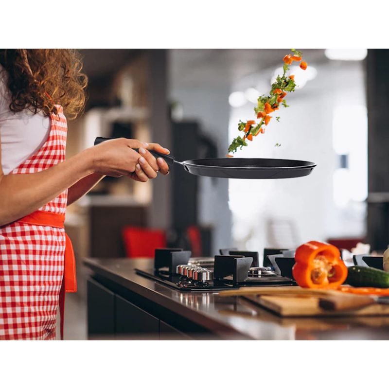 Pigeon Tawa 27Cm Nonstick Flat 280 Cool Touch Handle Sap 152 - 3 Layer Anti Peeling Food Safe Nonstick Coating Extra Thick Layer 10 Pigeon Tawa 27Cm Nonstick Flat 280 Cool Touch Handle Sap 152 - 3 Layer Anti Peeling Food Safe Nonstick Coating Extra Thick Layer