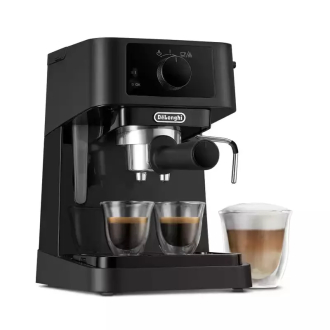 De'Longhi Stilosa Manual Pump Espresso Coffee Machine EC230.BK