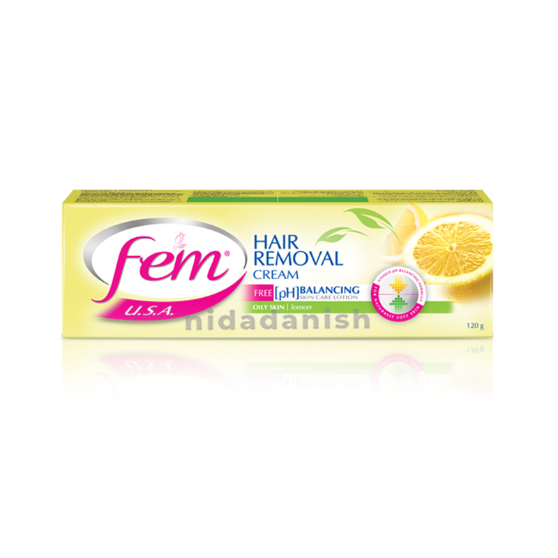 Dabur Fem Hair Removal Cream For All Types Of Skin 120G Lemon - Set Of 3 Pcs 1 Dabur Fem Hair Removal Cream For All Types Of Skin 120G Lemon - Set Of 3 Pcs