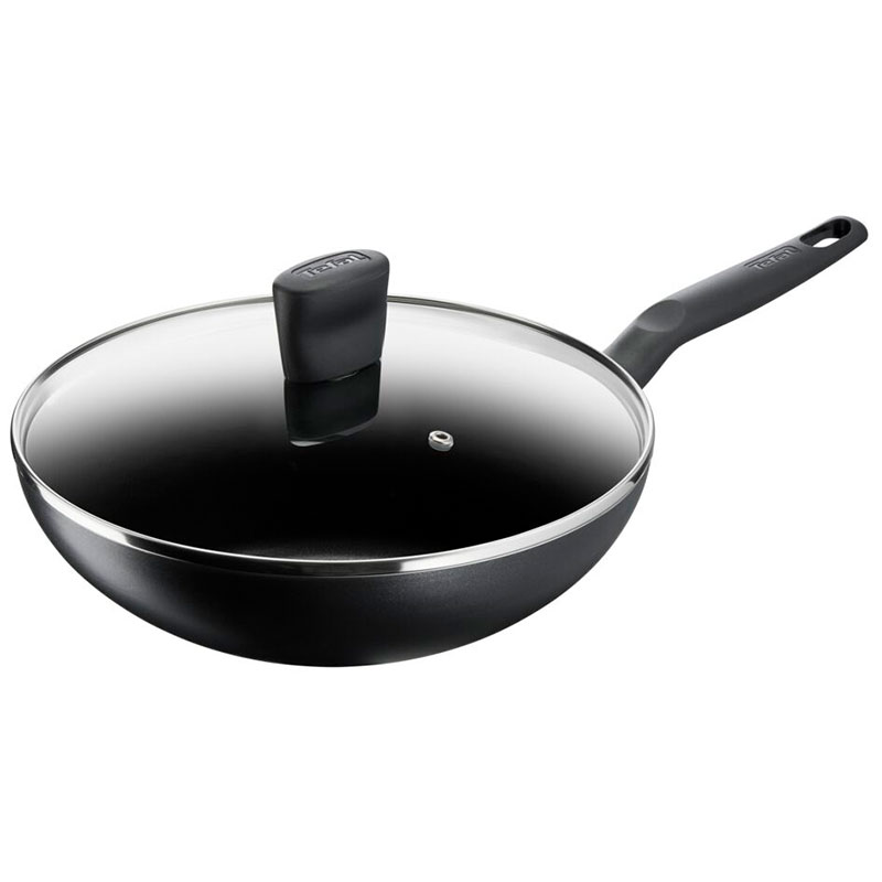 Tefal Super Cook Wokpan 28Cm Non Electric B4591684 Aluminium Material Heat Indicator Thermo Signal Powerglide Coating 1 Tefal Super Cook Wokpan 28Cm Non Electric B4591684 Aluminium Material Heat Indicator Thermo Signal Powerglide Coating