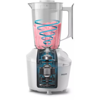 Philips Blender 450W 1L Jar with 1 Mill Pro Blending 1 Speed + Pulse HR2041/10