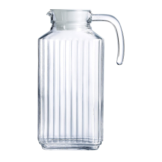 Luminarc Jug Quadro Fridge 1.7L with White Lid V3617/V4069