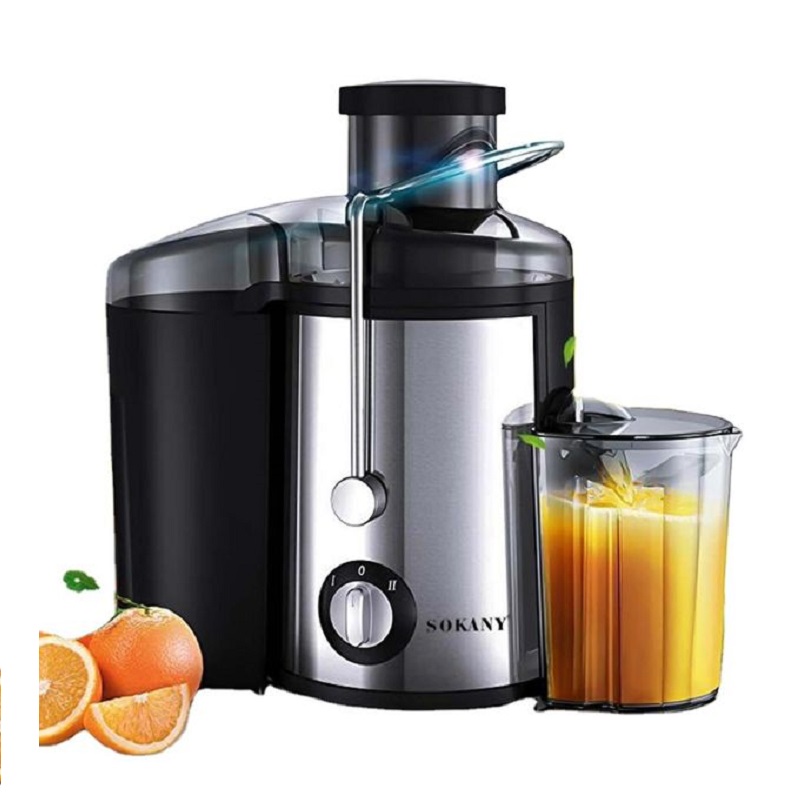 Sokany Juice Extractor 800W 1.6L Stainless Steel 1 Sokany Juice Extractor 800W 1.6L Stainless Steel