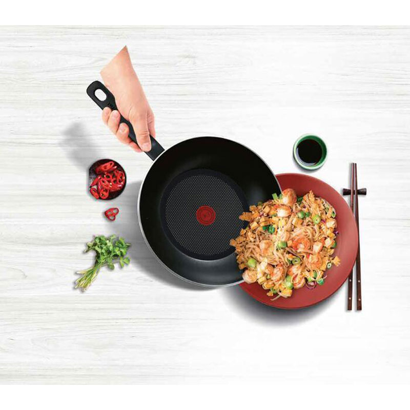 Tefal Super Cook Wokpan 28Cm Non Electric B4591684 Aluminium Material Heat Indicator Thermo Signal Powerglide Coating 9 Tefal Super Cook Wokpan 28Cm Non Electric B4591684 Aluminium Material Heat Indicator Thermo Signal Powerglide Coating