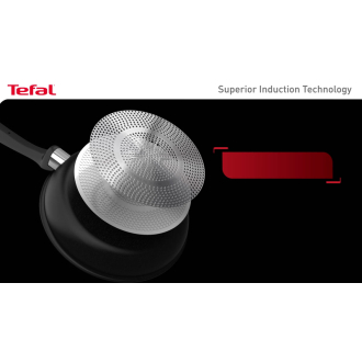 Tefal Unlimited Wokpan 28cm Non Electric G2551902 aluminium material heat indicator thermo signal titanium coating