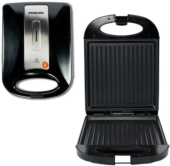 Nikai Sandwich Toaster 4 Slice 3 In 1 Waffle Grill And Sanwich 1200W Ngt928A1 Non Stick Coating Plates With Light Indicator And Lock 5 Nikai Sandwich Toaster 4 Slice 3 In 1 Waffle Grill And Sanwich 1200W Ngt928A1 Non Stick Coating Plates With Light Indicator And Lock