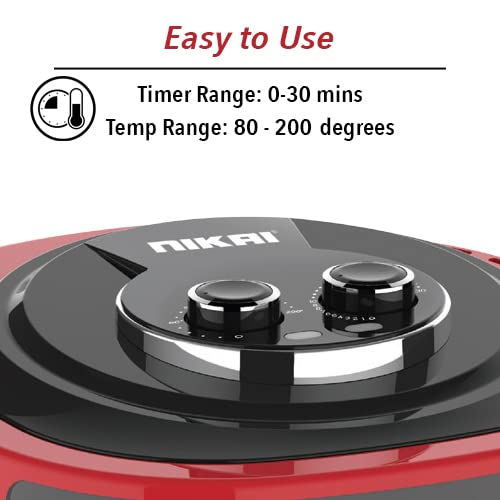 Nikai Airfryer 8L Manual 1300W Naf877A 30 Mins Timer Detachable Frying Basket Baking And Frying 2 Nikai Airfryer 8L Manual 1300W Naf877A 30 Mins Timer Detachable Frying Basket Baking And Frying