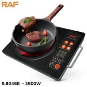 RAF Infrared Cooker Single 3500W Touch Control Cooking Stove Heating Radiant, Large Firepower, Pattern Cooking, Simple Operation R.8046