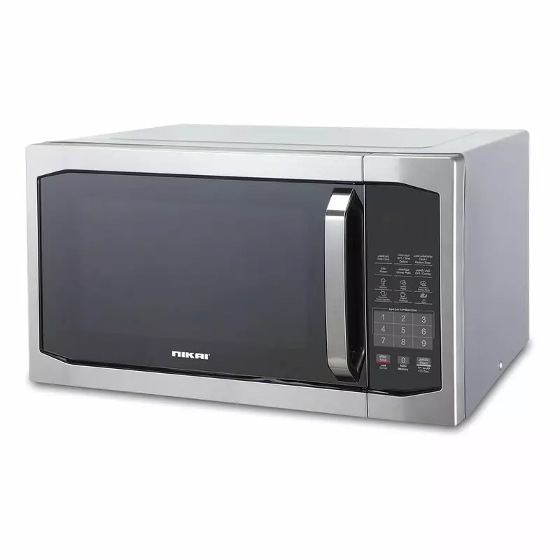 Nikai Microwave 42L Digital 11 Power Levels With Grill Function 1200W Nmo424Dg Defrost Settings Memory Function 99:99 Cooking Timer Microwave Input 1550W, Microwave Output 1100W Grill Input 1200W) 1 Nikai Microwave 42L Digital 11 Power Levels With Grill Function 1200W Nmo424Dg Defrost Settings Memory Function 99:99 Cooking Timer Microwave Input 1550W, Microwave Output 1100W Grill Input 1200W)