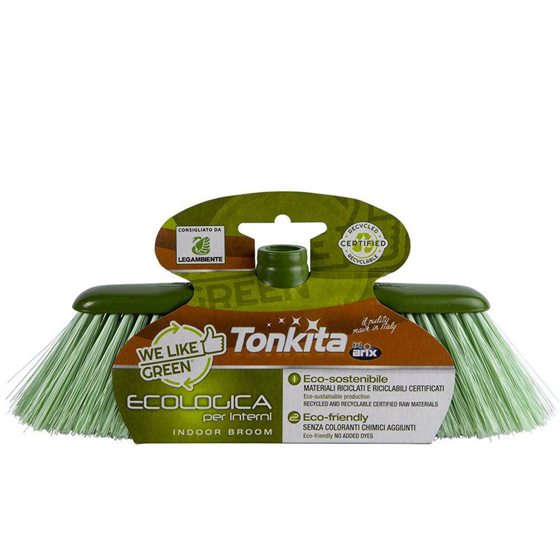 Tonkita Eco Green Indoor Broom + Handle Tk670 Pack Of 3 1 Tonkita Eco Green Indoor Broom + Handle Tk670 Pack Of 3