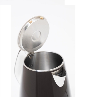 Frigidaire Electric Kettle 1.7L 2200W Stainless Steel Interior Brown White FD2127