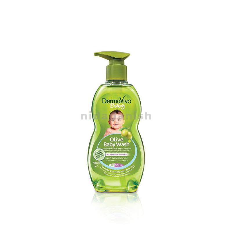 Dabur Dermoviva Baby Wash Olive Bath 200Ml - Set Of 3 Pcs 1 Dabur Dermoviva Baby Wash Olive Bath 200Ml - Set Of 3 Pcs