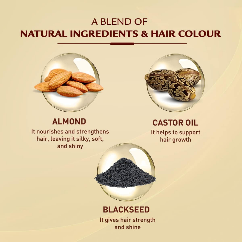 Vatika Oil Fusion Color Kit Nourishing Almond Oil, 100% Grey Coverage, Rich Colour Light Brown 5.0 - Set Of 3 Pcs 5 Vatika Oil Fusion Color Kit Nourishing Almond Oil, 100% Grey Coverage, Rich Colour Light Brown 5.0 - Set Of 3 Pcs