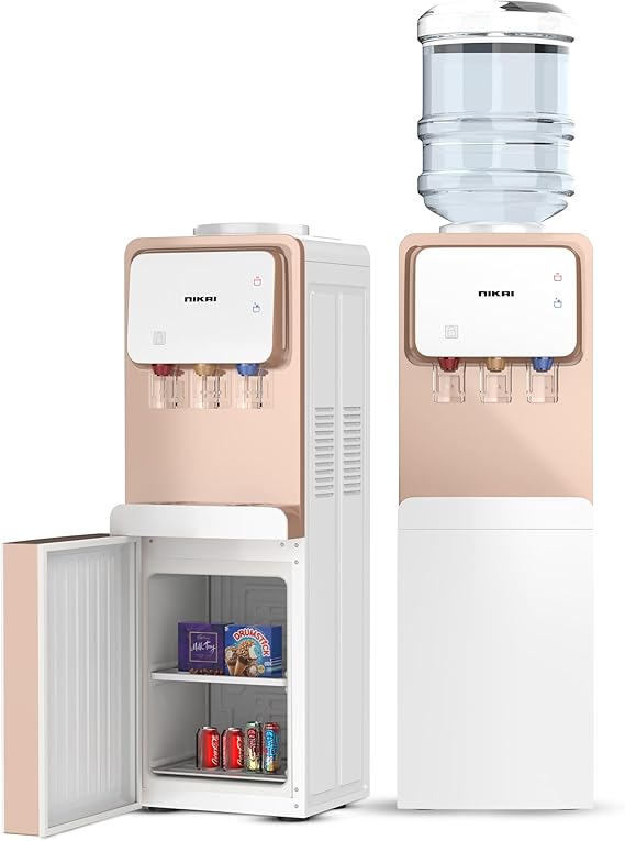 Nikai Water Dispenser 3 Taps Top Load With Refrigerator Nwd1900R 3 Taps Hot Normal Cold With Refrigerator Cabinet Anti Bacterial Design 3 Nikai Water Dispenser 3 Taps Top Load With Refrigerator Nwd1900R 3 Taps Hot Normal Cold With Refrigerator Cabinet Anti Bacterial Design