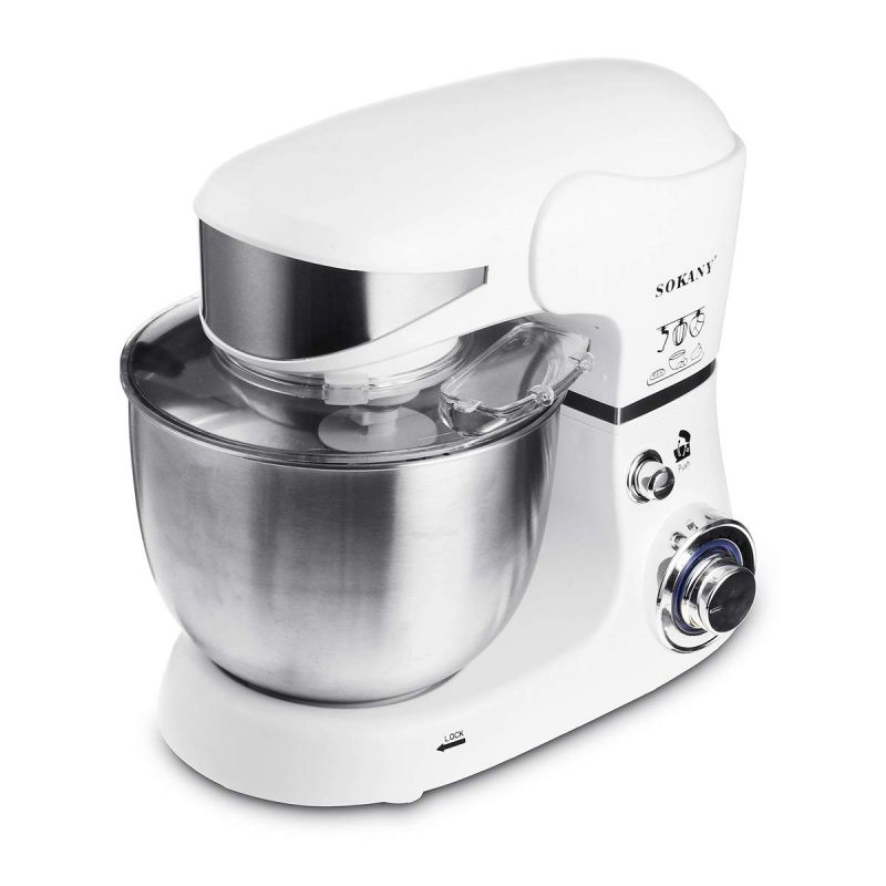 Sokany Electric Stand Mixer 1000W 5L 6 Speeds 3 Attachments 2 Sokany Electric Stand Mixer 1000W 5L 6 Speeds 3 Attachments