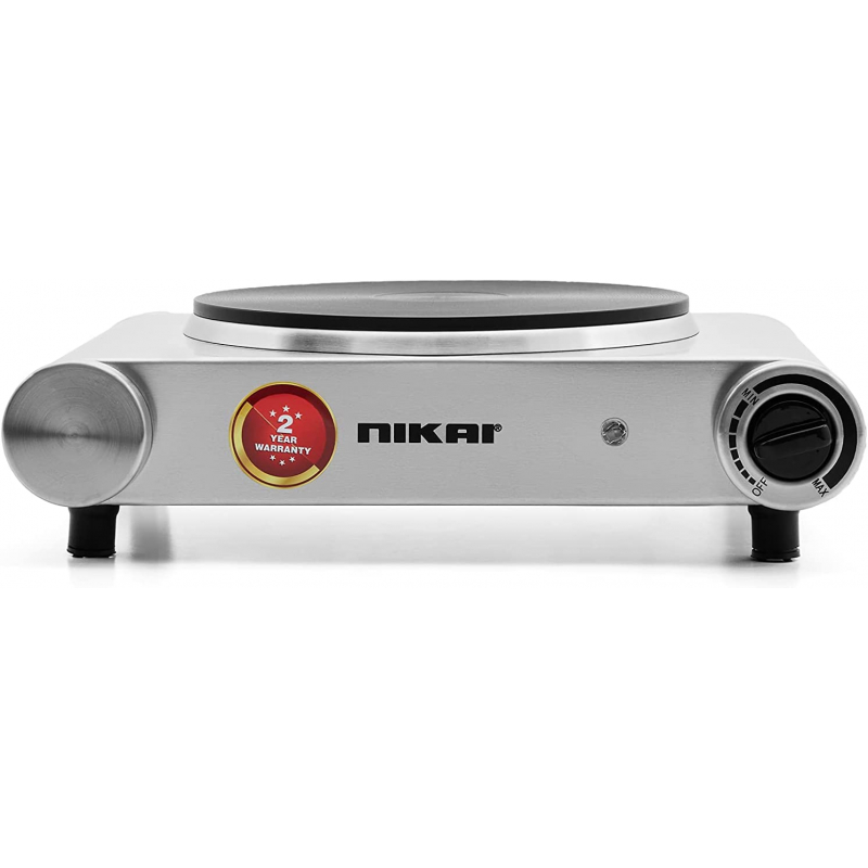 Nikai Hot Plate 188Mm Single Steel Body 1500W Nktoe4N2 Overheat Protection System Power Indicator Light Adjustable Thermostat Control 3 Nikai Hot Plate 188Mm Single Steel Body 1500W Nktoe4N2 Overheat Protection System Power Indicator Light Adjustable Thermostat Control