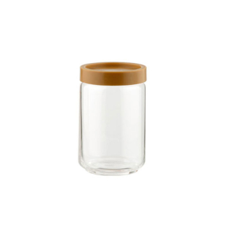 Ocean Pop Jar Stax Brown Lid 650ml 5B02523G9601