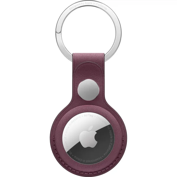 Apple Airtag Finewoven Key Ring Mulberry 1 Apple Airtag Finewoven Key Ring Mulberry