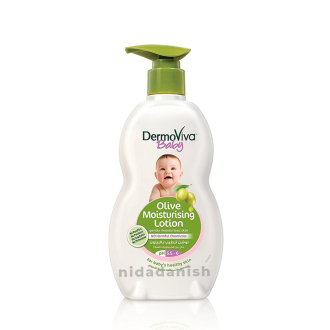 Dabur Dermoviva Baby Moisturizing Lotion With Virgin Olive Oil, No Harmful ingredients 200ml - Set of 6 Pcs