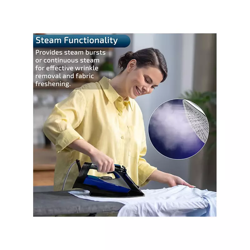 Nikai Steam Iron 320Ml Tank Dry And Spray Function 2200W Nsi808Cs Temperature Control Nano Ceramic Sole Plate Vertical Steam Function Indiator Light Powerful Burst System 4 Nikai Steam Iron 320Ml Tank Dry And Spray Function 2200W Nsi808Cs Temperature Control Nano Ceramic Sole Plate Vertical Steam Function Indiator Light Powerful Burst System