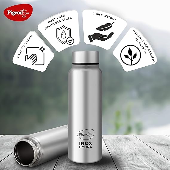 Pigeon Inox Hydra Plus Water Bottle 900Ml – Bpa-Free, Leak-Proof Stainless Steel Bottle For Daily Use 19004305 2 Pigeon Inox Hydra Plus Water Bottle 900Ml – Bpa-Free, Leak-Proof Stainless Steel Bottle For Daily Use 19004305